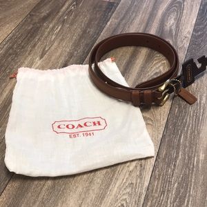 Brown Coach belt Medium